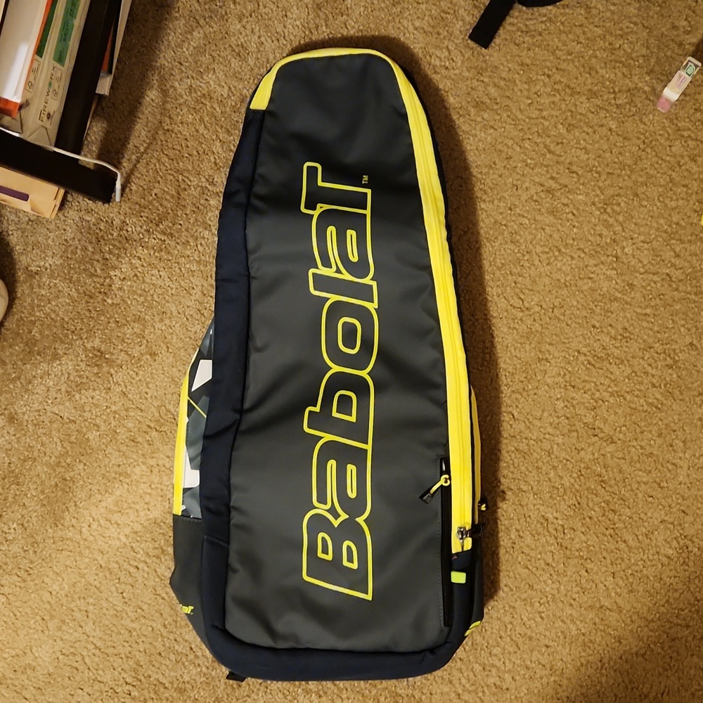 Babolat Pure Aero 370 Grey Yellow Backpack